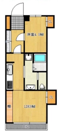 上馬フラワーホームの物件間取画像